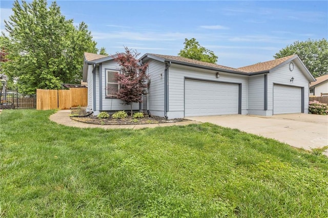 1528 E 123rd St, Olathe, KS 66061 - view of front of home with an attached garage and concrete driveway