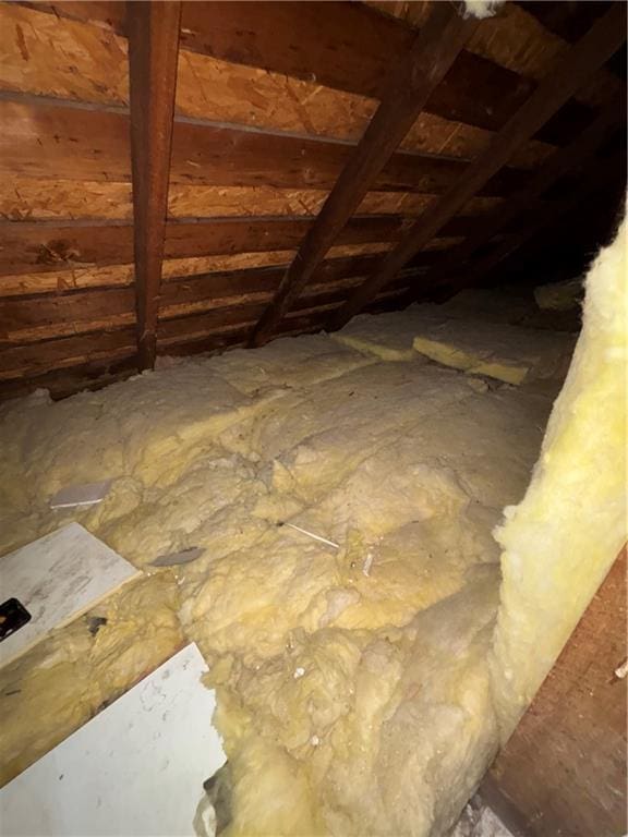 620 S Evergreen Ave, Chanute, KS 66720 - view of unfinished attic