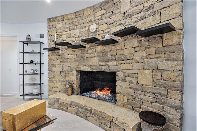 8201 W 100th Ter, Overland Park, KS 66212 - detailed view of a fireplace