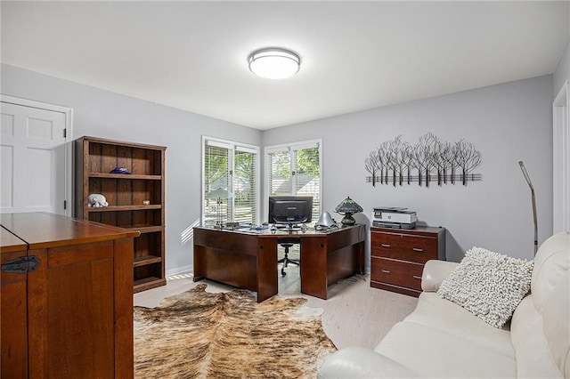 8201 W 100th Ter, Overland Park, KS 66212 - office with light wood-type flooring