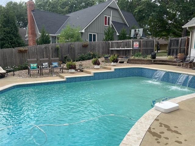 8201 W 100th Ter, Overland Park, KS 66212 - view of pool featuring a fenced backyard
