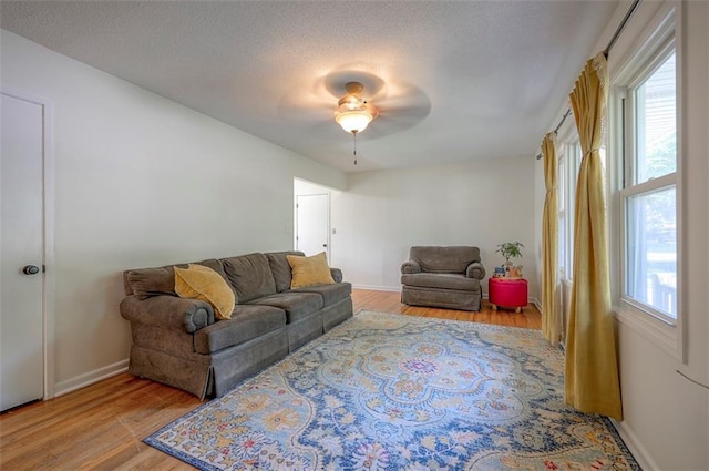 5815 W 70th St, Overland Park, KS 66208 - living room with wood finished floors and a ceiling fan