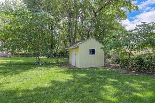 5815 W 70th St, Overland Park, KS 66208 - fenced backyard featuring a shed