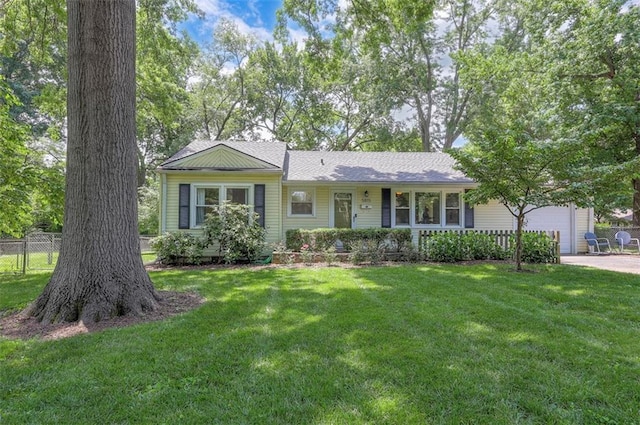 5815 W 70th St, Overland Park, KS 66208 - view of front of property with an attached garage and driveway