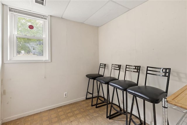 3601 NW 56th St, Houston Lake, MO 64151 - dining room with tile patterned floors and baseboards