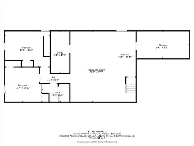 1501 Osage St, Leavenworth, KS 66048 - property floor plan