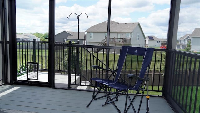 6418 N 141st St, Basehor, KS 66007 - wooden deck with a residential view and a yard