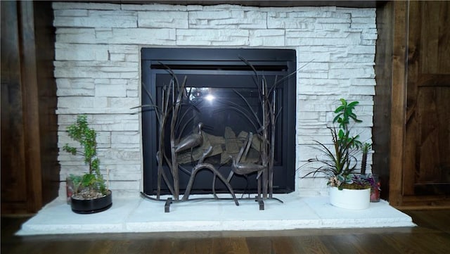 6418 N 141st St, Basehor, KS 66007 - detailed view of a fireplace