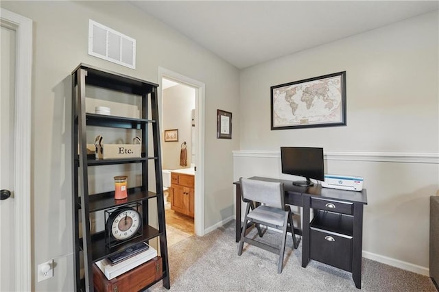 10136 N Wallace Ave, Kansas City, MO 64157 - home office with light carpet and baseboards