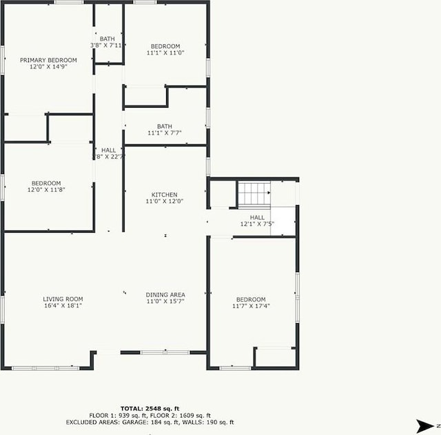807 N Main St, Carrollton, MO 64633 - home floor plan