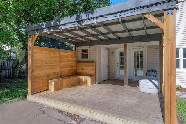 1101 S Independence St, Harrisonville, MO 64701 - view of patio / terrace featuring a deck