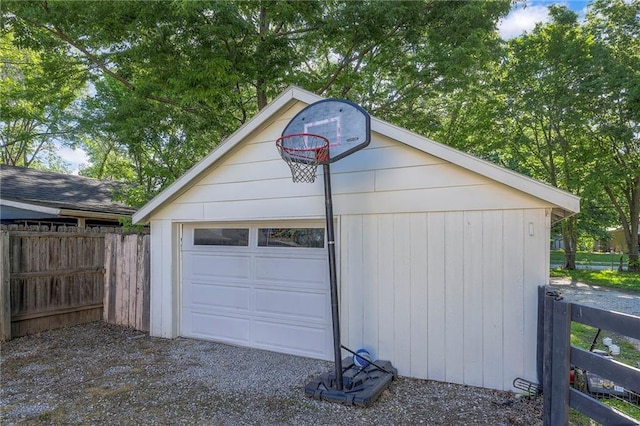 1101 S Independence St, Harrisonville, MO 64701 - view of detached garage