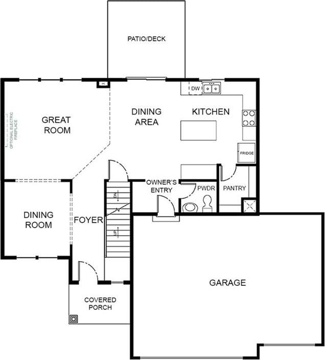 19517 Barstow St, Spring Hill, KS 66083 - room layout