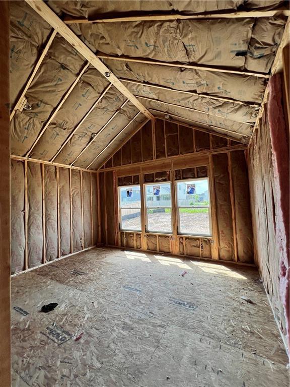 16500 Ingalls St, Gardner, KS 66030 - miscellaneous room with vaulted ceiling