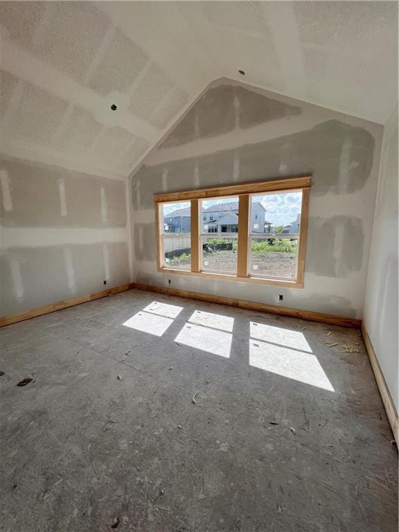 16500 Ingalls St, Gardner, KS 66030 - spare room featuring lofted ceiling