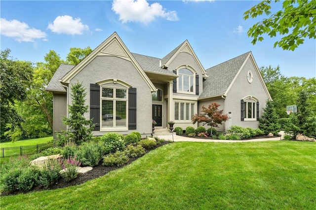 13905 Lucille St, Overland Park, KS 66221 - view of front of home featuring stucco siding