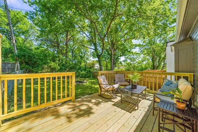 1316 E 42nd St, Kansas City, MO 64110 - view of deck
