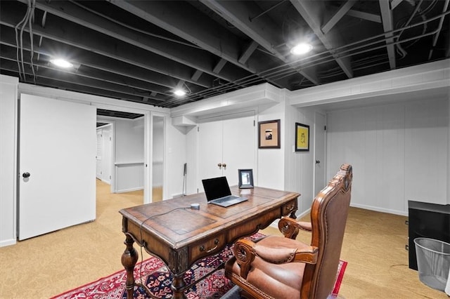 2210 W 69th Ter, Mission Hills, KS 66208 - office area featuring light colored carpet