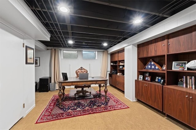 2210 W 69th Ter, Mission Hills, KS 66208 - office area with light colored carpet