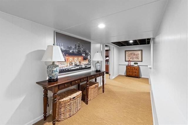 2210 W 69th Ter, Mission Hills, KS 66208 - hall with carpet flooring and baseboards