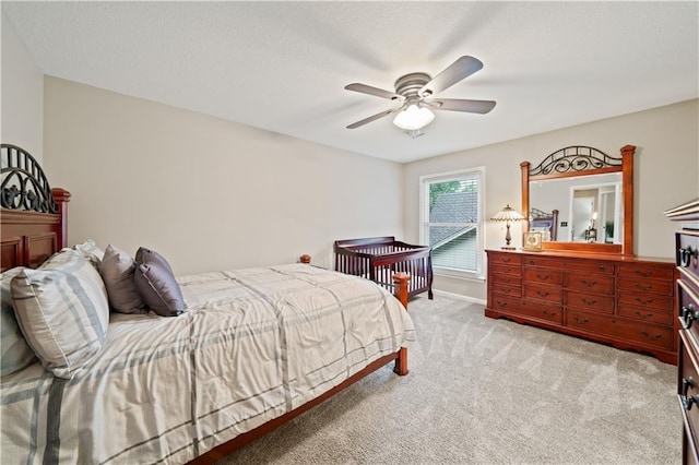 14450 W 146th Ter, Olathe, KS 66062 - bedroom with light carpet and ceiling fan