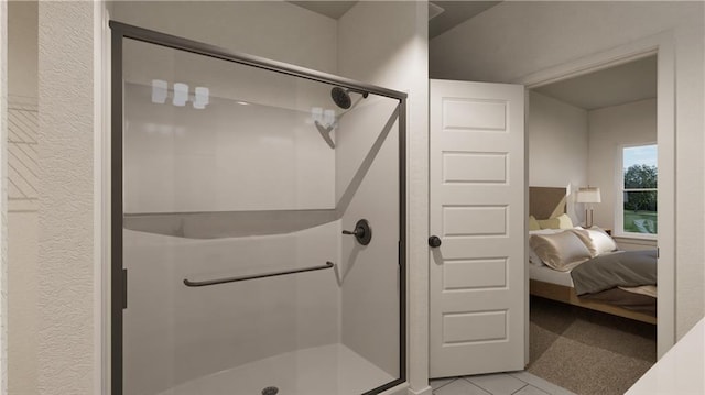 18305 W 166th St, Olathe, KS 66062 - bathroom with a shower stall, ensuite bath, and tile patterned flooring
