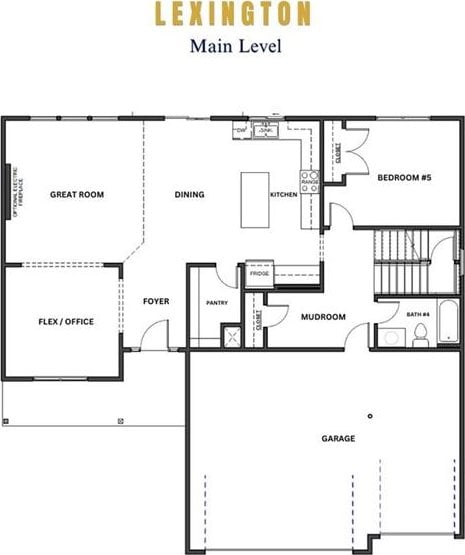 903 Reed Dr, Raymore, MO 64083 - floor plan / room layout