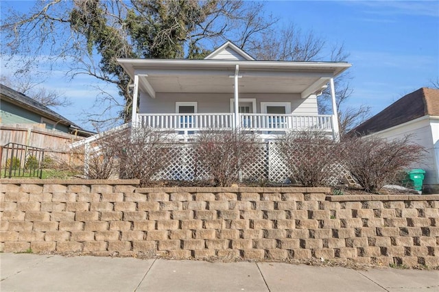 311 N Silver St, Paola, KS 66071 - view of front of house featuring covered porch