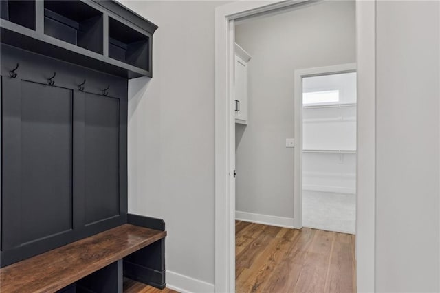 12425 NW Empress St, Platte City, MO 64079 - mudroom featuring light wood finished floors and baseboards