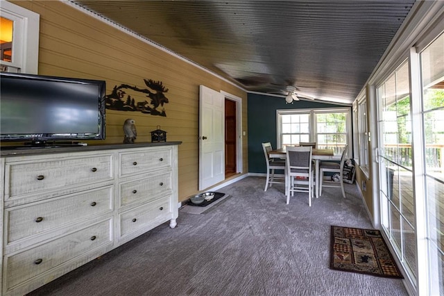 26406 Waterview Dr, Warsaw, MO 65355 - sunroom featuring vaulted ceiling