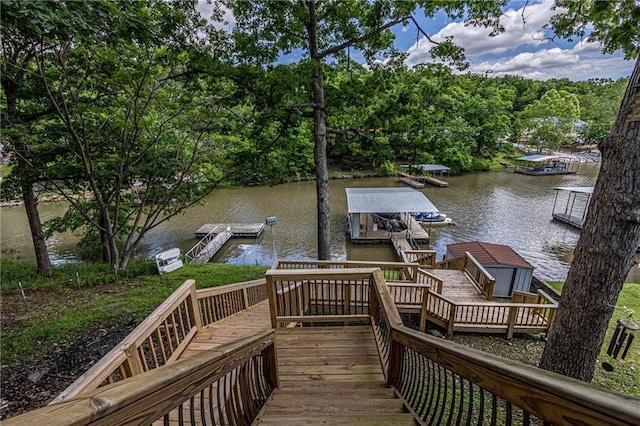 26406 Waterview Dr, Warsaw, MO 65355 - dock area featuring a water view