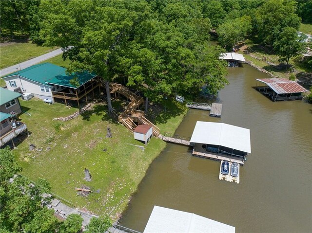 26406 Waterview Dr, Warsaw, MO 65355 - aerial view of a nearby body of water