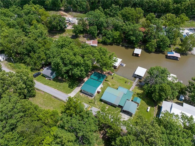 26406 Waterview Dr, Warsaw, MO 65355 - drone / aerial view of a nearby body of water