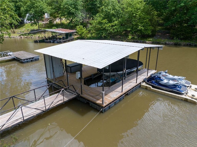 26406 Waterview Dr, Warsaw, MO 65355 - dock area featuring a water view