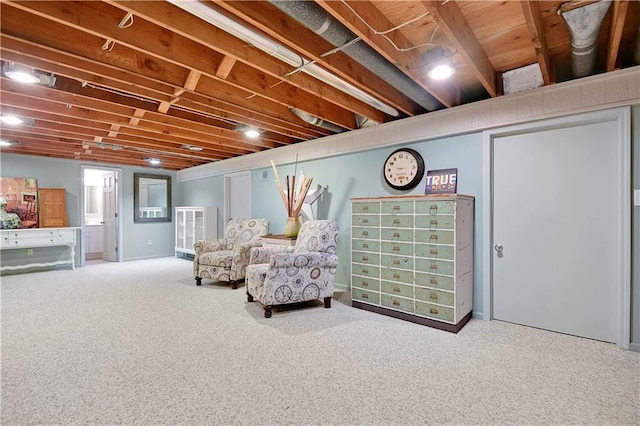 12000 Overbrook Rd, Leawood, KS 66209 - sitting room featuring carpet flooring