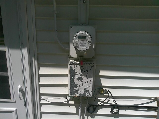 220 W State St, Erie, KS 66733 - exterior view of electric meter