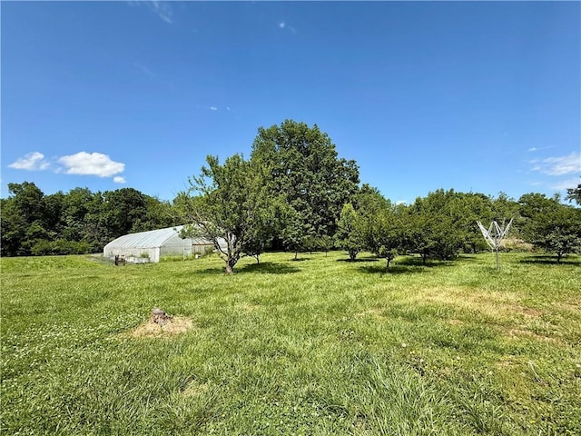 450 SW 725th Rd, Chilhowee, MO 64733 - view of grassy yard featuring an exterior structure and an outdoor structure