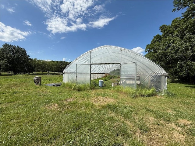 450 SW 725th Rd, Chilhowee, MO 64733 - view of greenhouse featuring a lawn