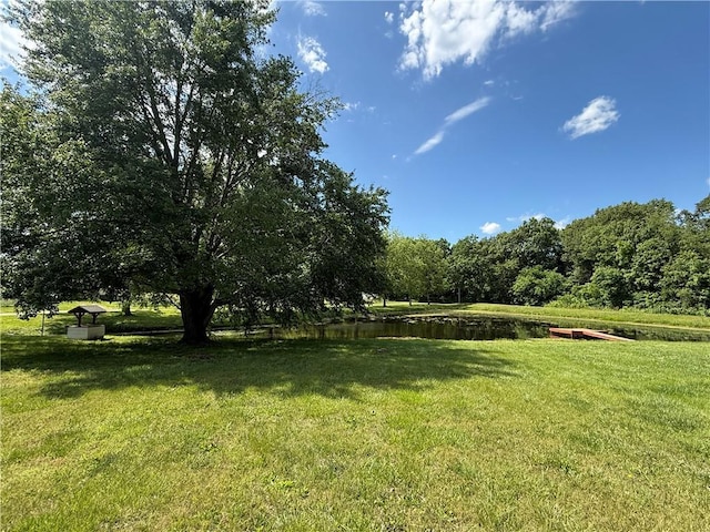450 SW 725th Rd, Chilhowee, MO 64733 - view of green lawn with a water view