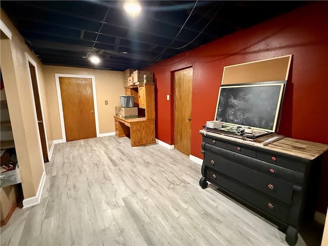 450 SW 725th Rd, Chilhowee, MO 64733 - living room with light wood finished floors and baseboards