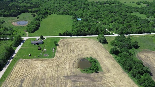 34330 W 407th St, Osawatomie, KS 66064 - aerial view of property's location featuring rural landscape