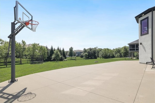 8605 NE Shl Creek Pkwy, Kansas City, MO 64157 - view of patio / terrace with basketball hoop