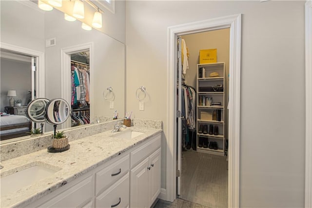 25383 W 144th Ct, Olathe, KS 66061 - ensuite bathroom with double vanity and a walk in closet