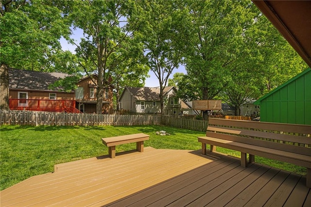 7243 Rene St, Shawnee, KS 66216 - deck with a residential view