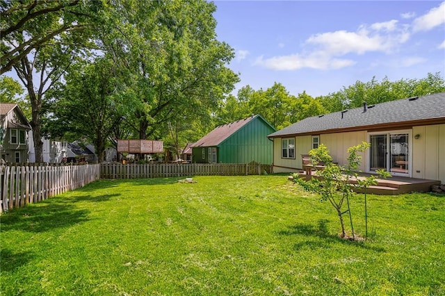 7243 Rene St, Shawnee, KS 66216 - view of yard