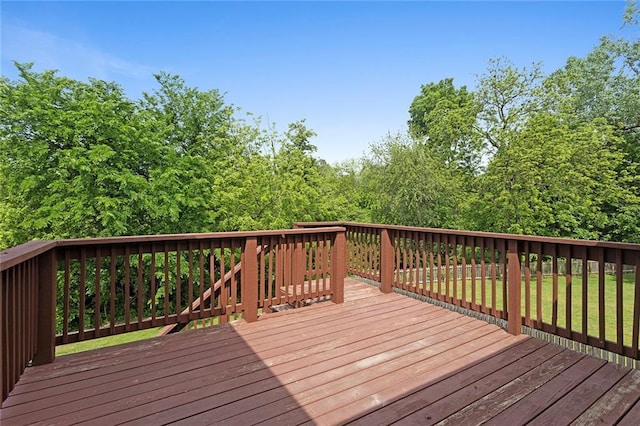 3208 Arbor Lake Dr, Saint Joseph, MO 64506 - view of wooden terrace