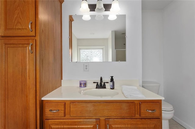 3208 Arbor Lake Dr, Saint Joseph, MO 64506 - bathroom with toilet and vanity