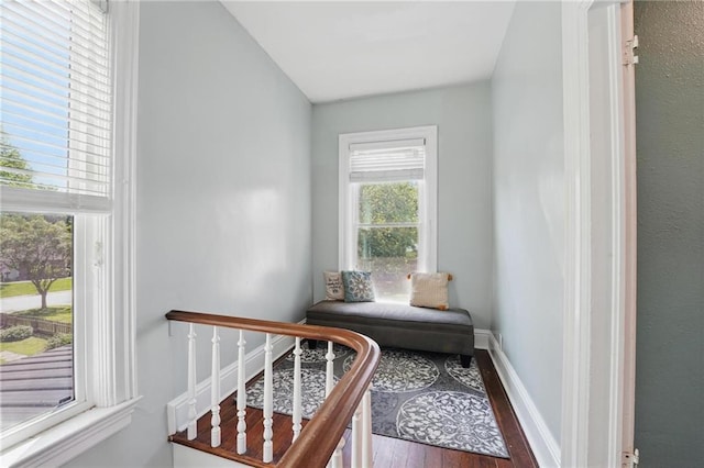 906 E Piankishaw St, Paola, KS 66071 - living area with wood finished floors and baseboards