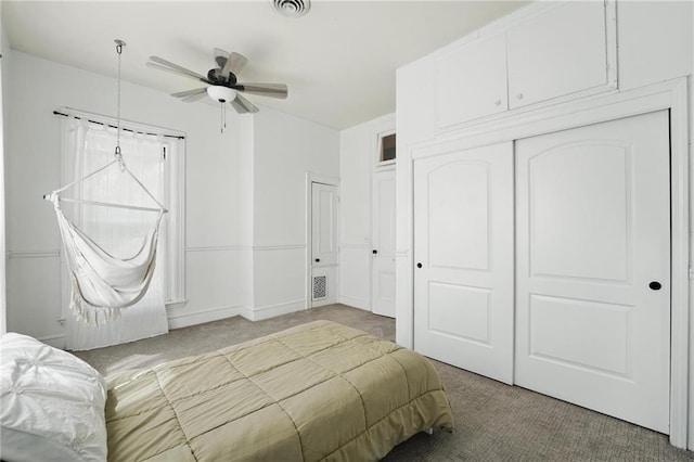 906 E Piankishaw St, Paola, KS 66071 - bedroom with carpet and a closet
