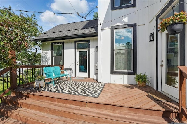 906 E Piankishaw St, Paola, KS 66071 - view of wooden terrace